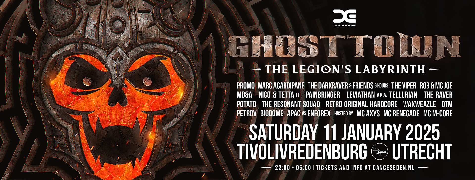 Line-up release Ghosttown - The Legion's Labyrinth